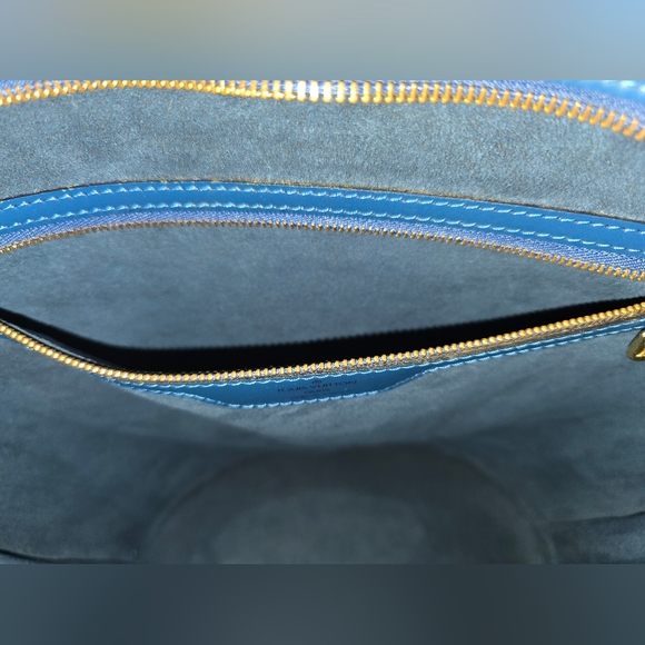 Vintage Authentic Louis Vuitton Blue Epi Saint Jacques Shoulder Bag - Picture 12 of 16